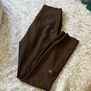 ALO Yoga Chocolate Brown Leggings